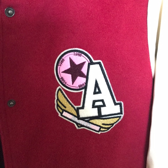 Red/black/off white lettermen jacket - Picture 2 of 5